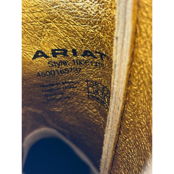 Ariat Starlight Western Boots Turquoise/Pearly White Star Accent Womens 8 NWT - Picture 8 of 10